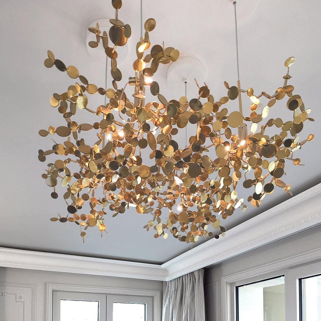 Noruielle hanglamp Metallic Disc Cloud