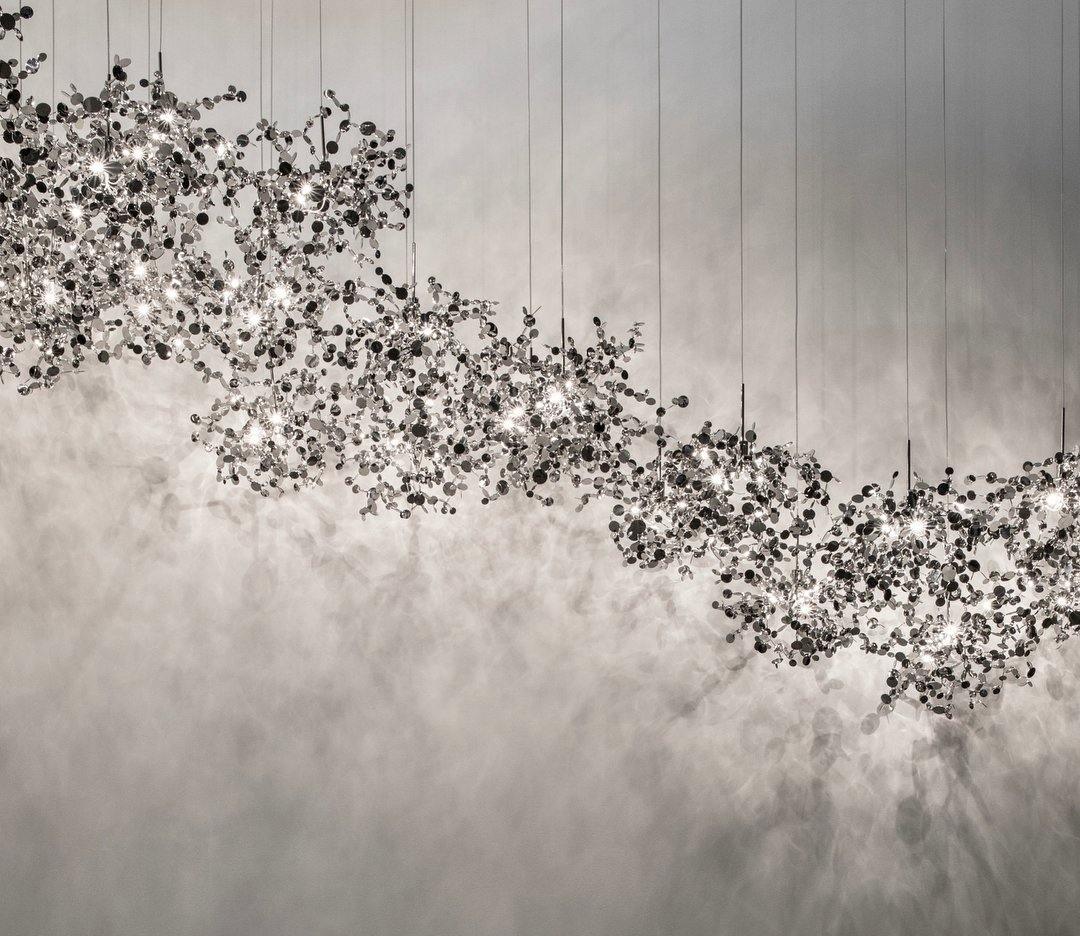 Noruielle hanglamp Metallic Disc Cloud
