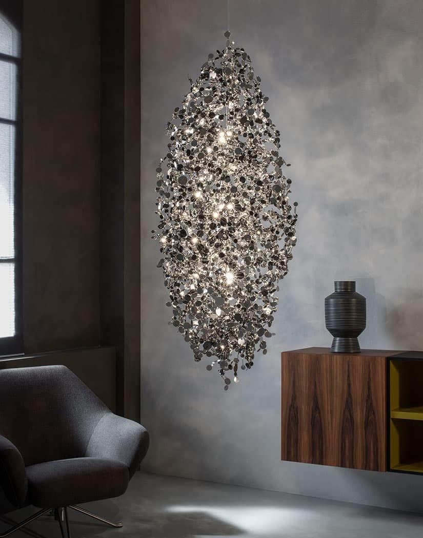 Noruielle hanglamp Metallic Disc Cloud
