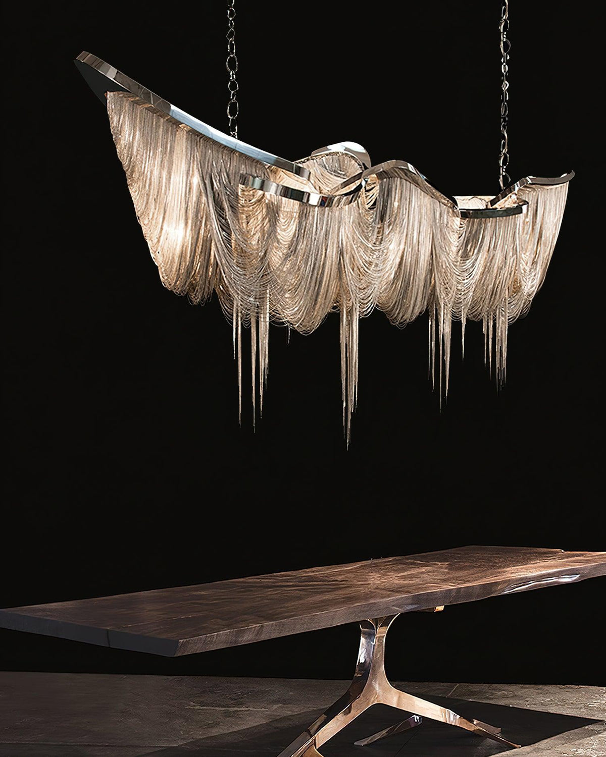 Soleraria Kroonluchter Tassel Goudkleurige Afwerking