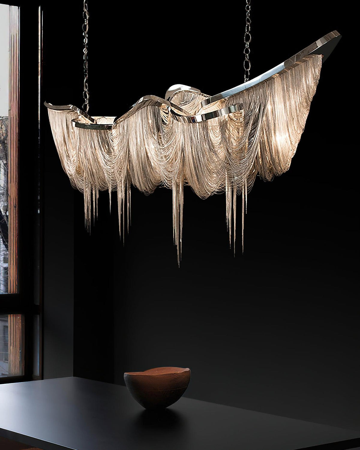 Soleraria Kroonluchter Tassel Goudkleurige Afwerking