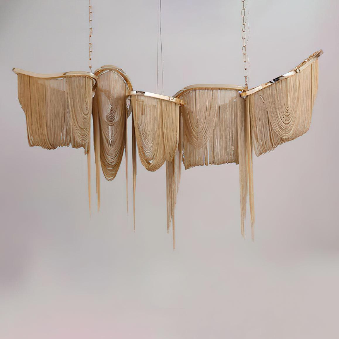 Soleraria Kroonluchter Tassel Goudkleurige Afwerking
