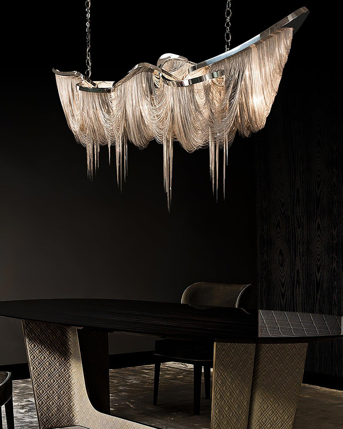 Soleraria Kroonluchter Tassel Goudkleurige Afwerking