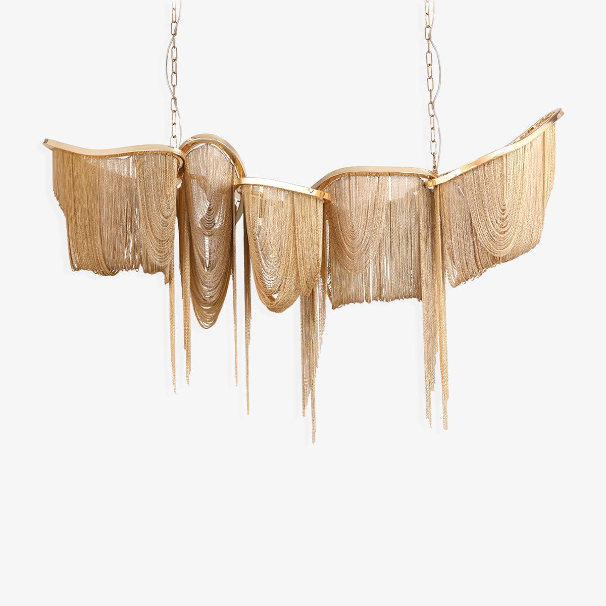 Soleraria Kroonluchter Tassel Goudkleurige Afwerking