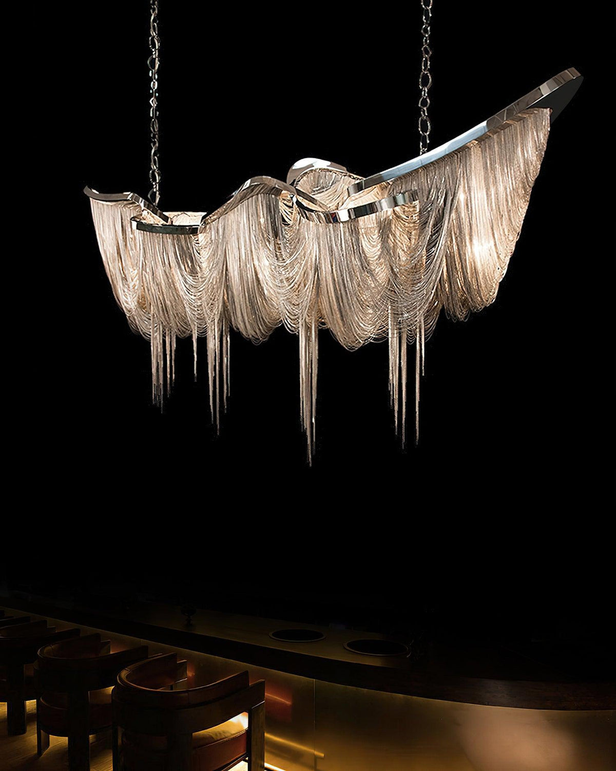 Soleraria Kroonluchter Tassel Goudkleurige Afwerking