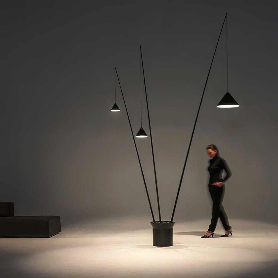 Canorara Multi-Arm Zwart vloerlamp