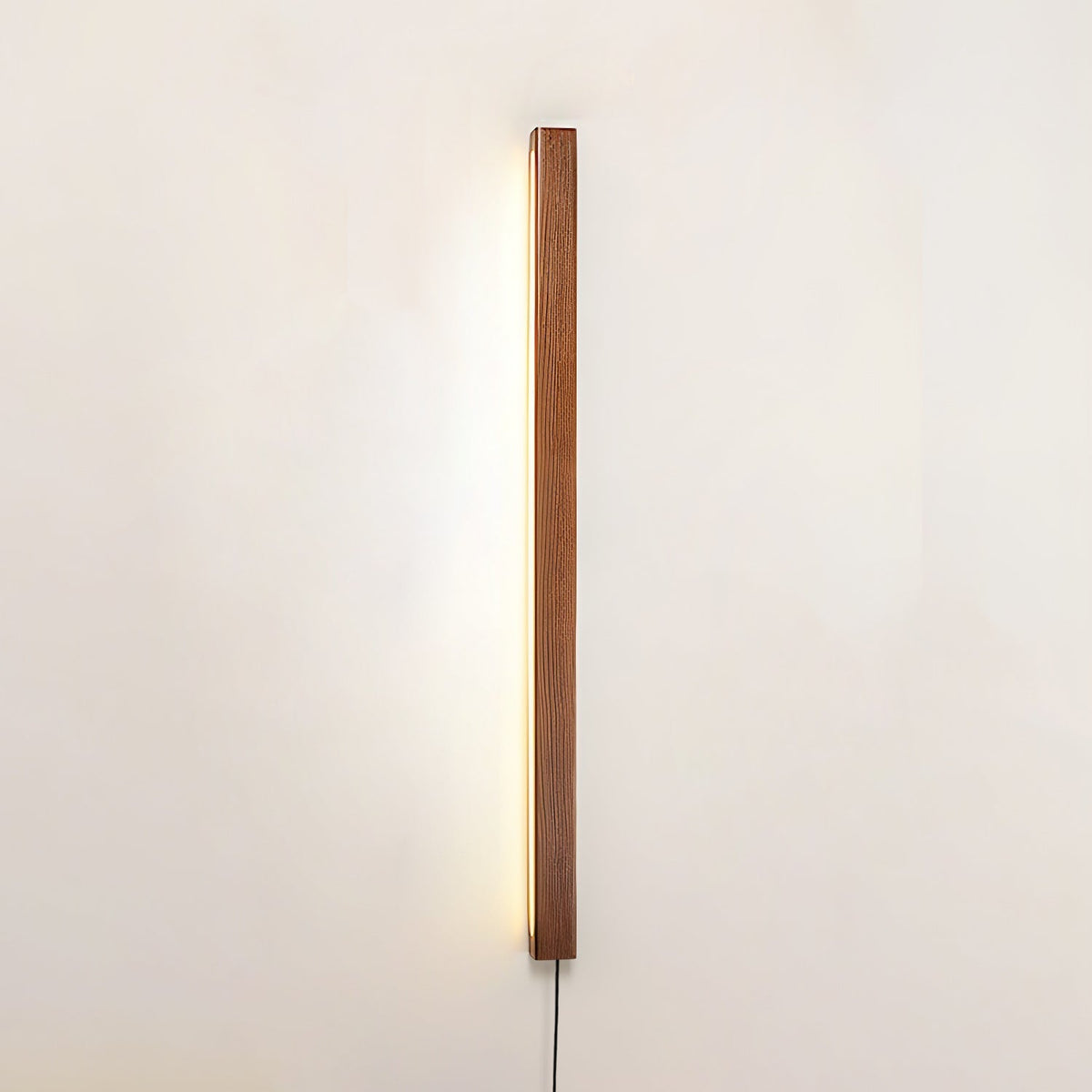 Bryf wandlamp Lineair Hout Met Stekker