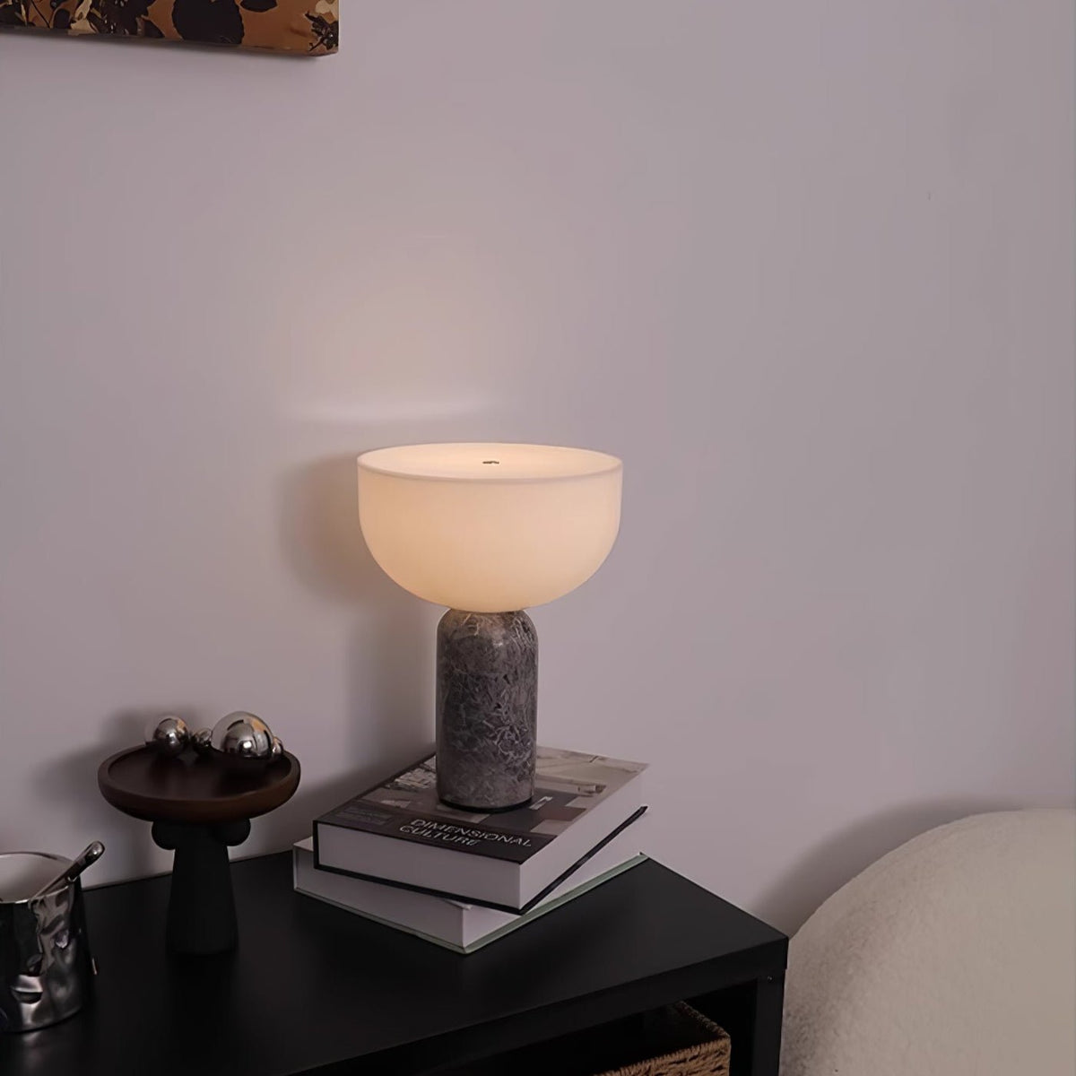 Vicky Minimalistische tafellamp van marmer