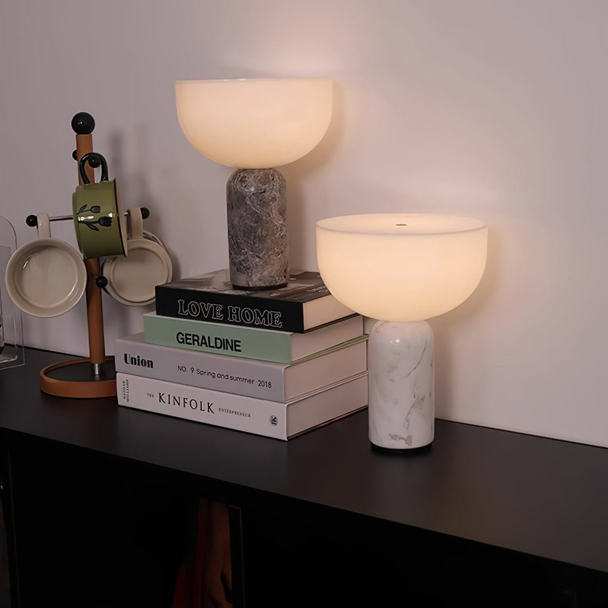 Vicky Minimalistische tafellamp van marmer