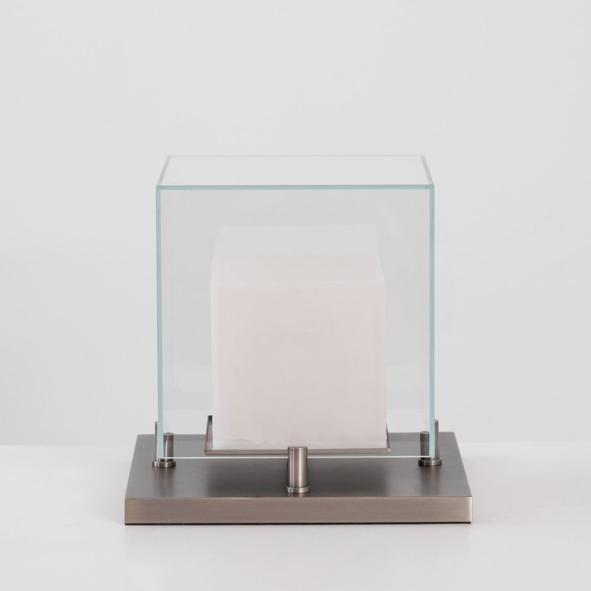Cubo albasten tafellamp