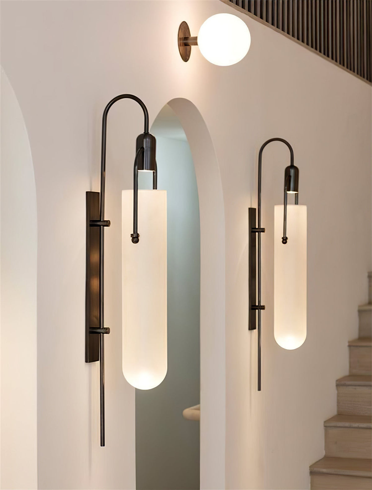 Liororaya wandlamp Arc glas Modern