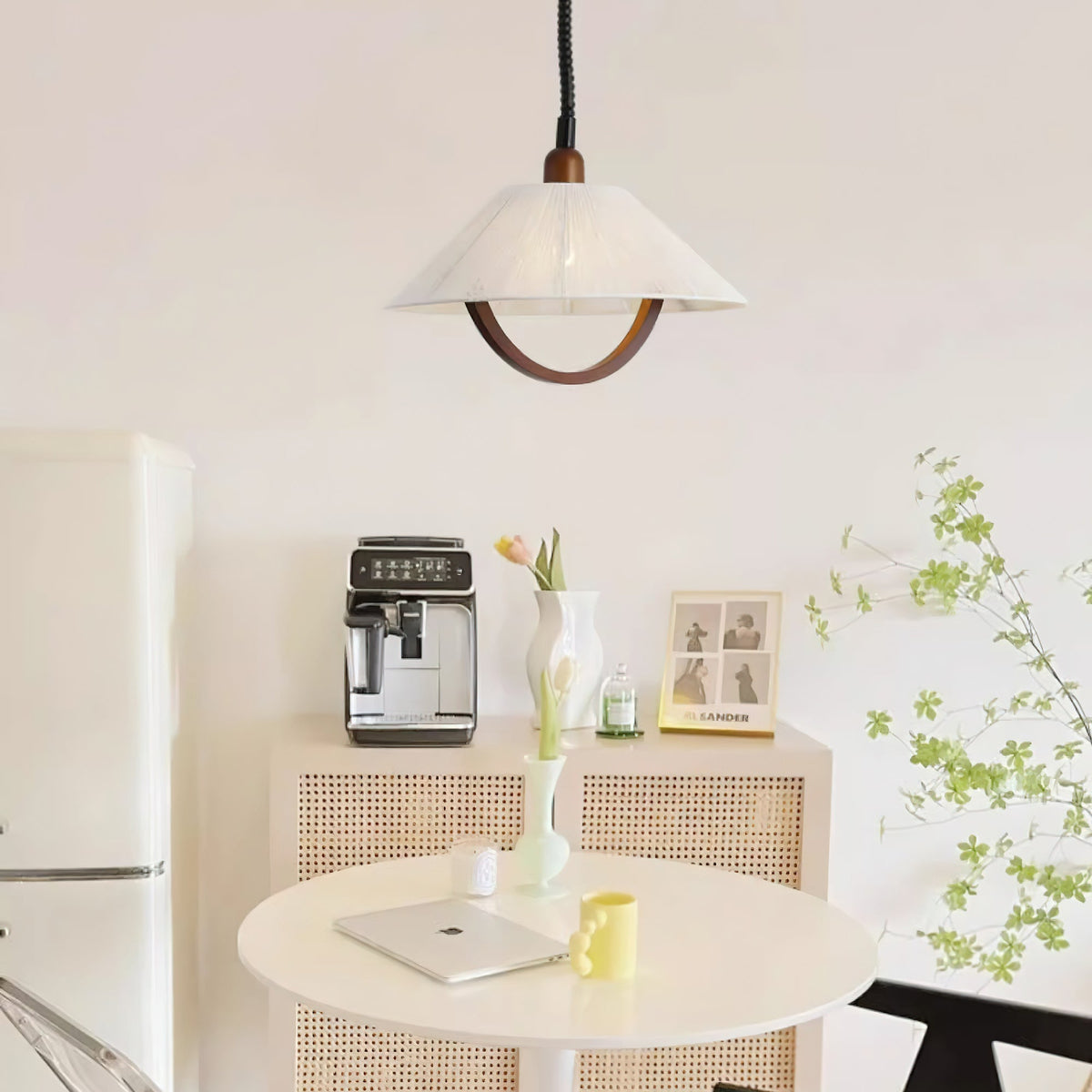 Syraeen Premium Noordse kunst houten hanglamp