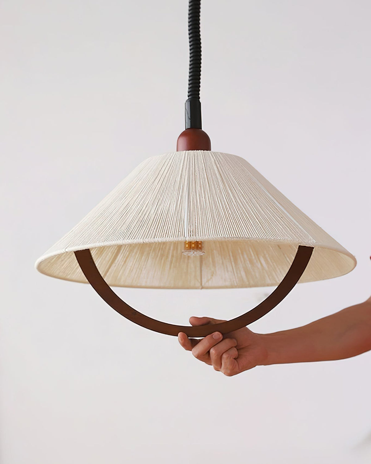 Syraeen Premium Noordse kunst houten hanglamp