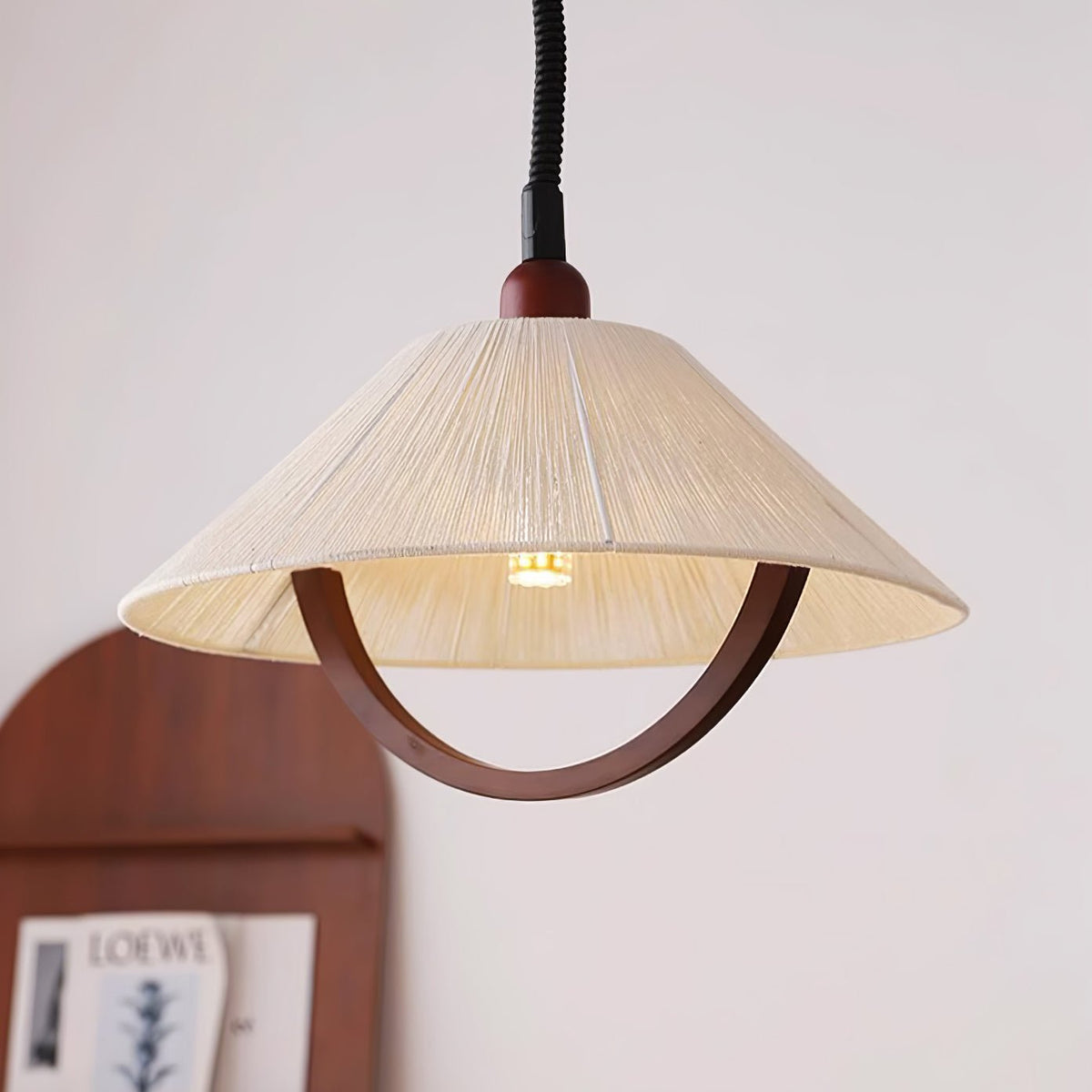 Syraeen Premium Noordse kunst houten hanglamp