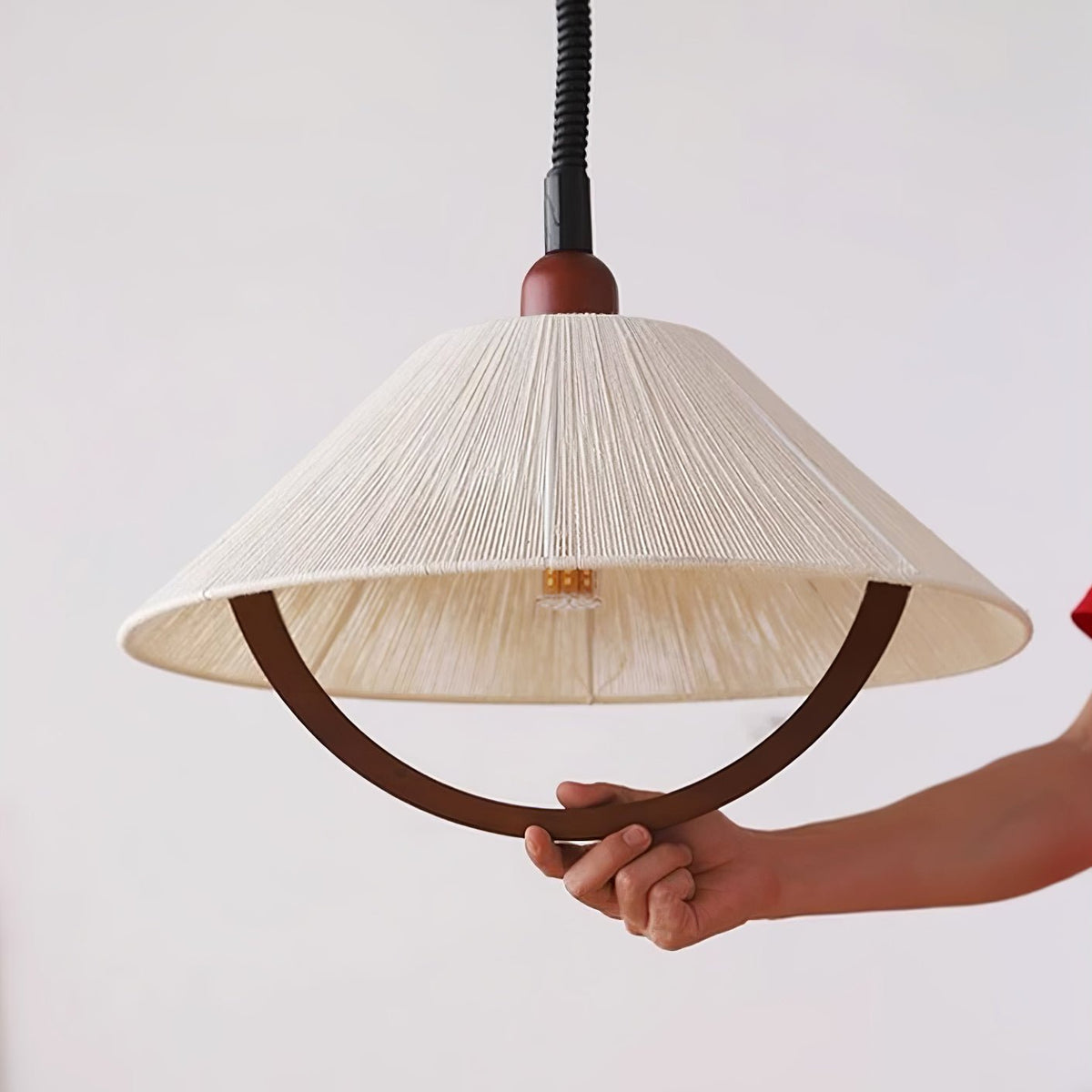 Syraeen Premium Noordse kunst houten hanglamp