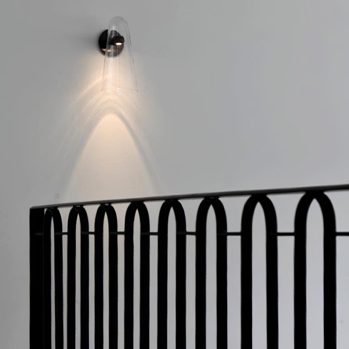 Lioririella Conical glas wandlamp