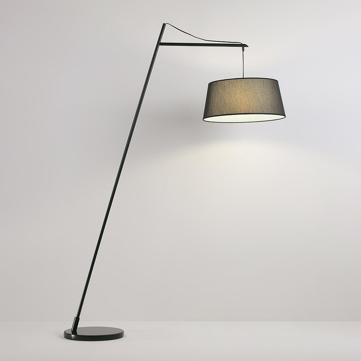 Votalyra moderne vloerlamp met stoffen kap