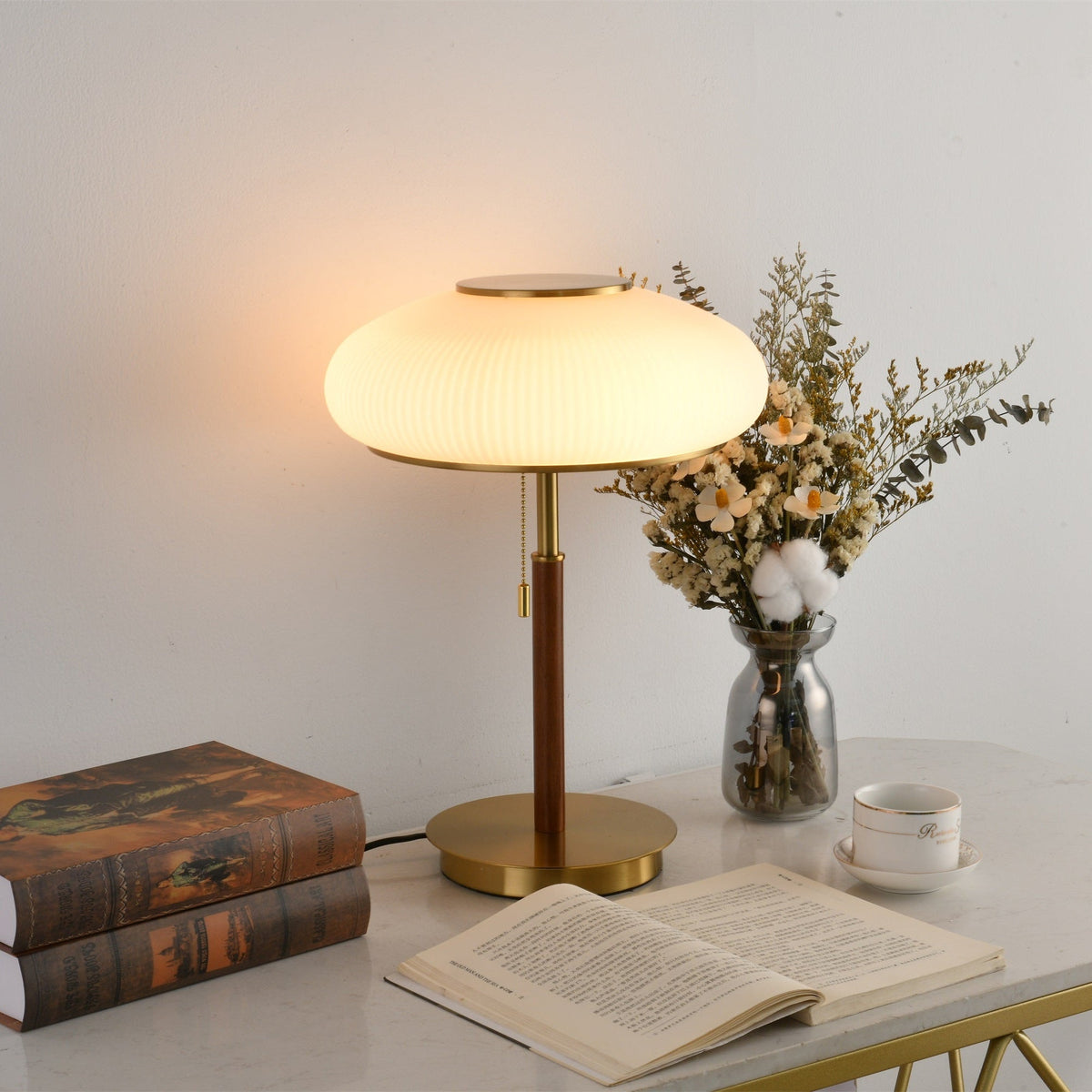 Dex Moderne tafellamp van glas