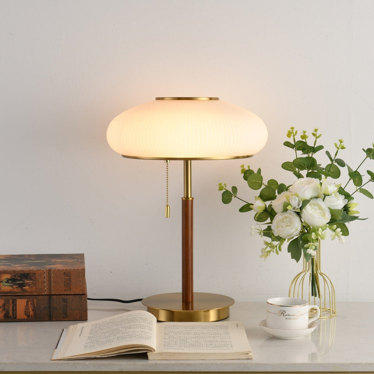 Dex Moderne tafellamp van glas