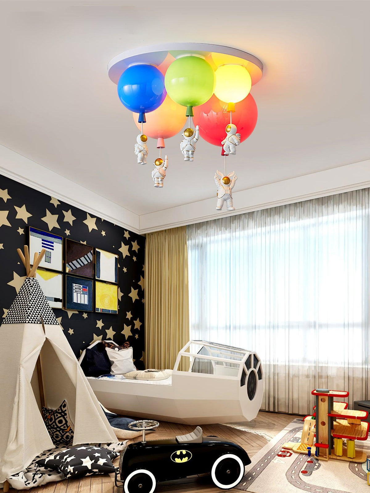 Lumanelle plafondlamp Astronaut Glossy Balloon voor kinderkamer
