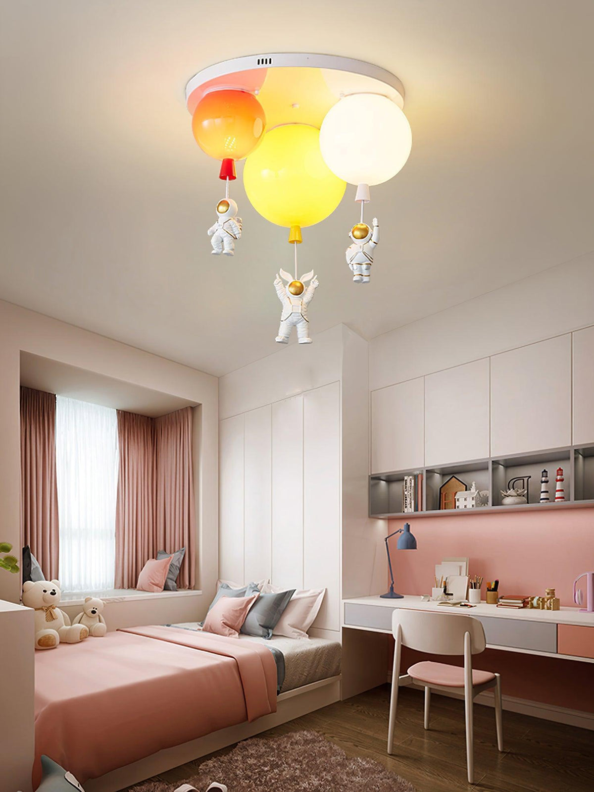 Lumanelle plafondlamp Astronaut Glossy Balloon voor kinderkamer