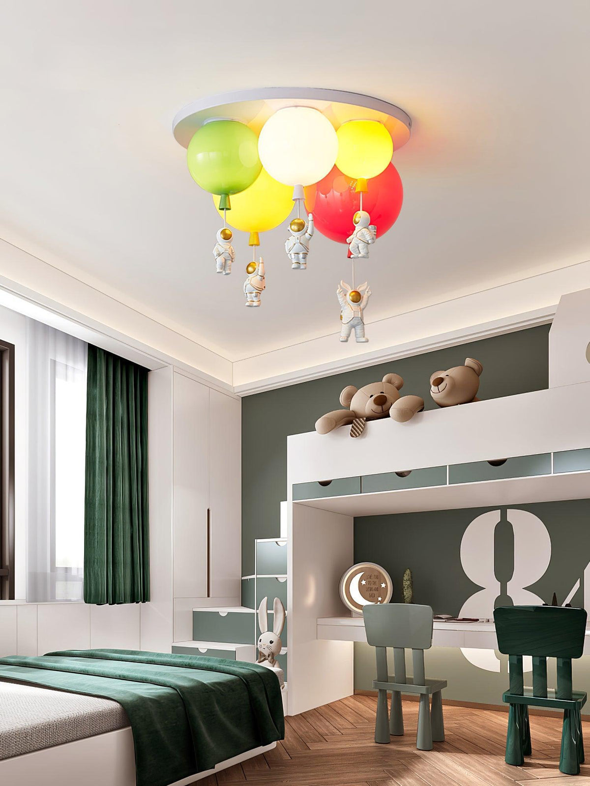 Lumanelle plafondlamp Astronaut Glossy Balloon voor kinderkamer