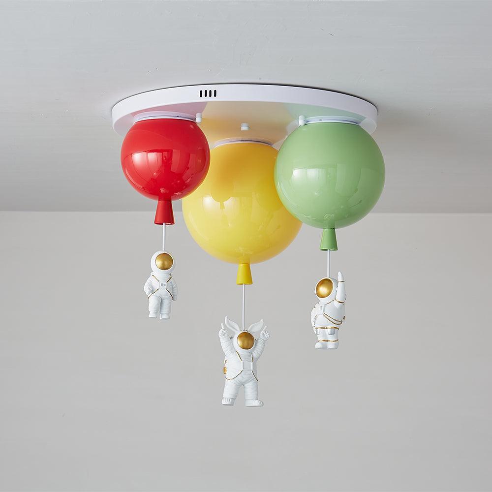 Lumanelle plafondlamp Astronaut Glossy Balloon voor kinderkamer