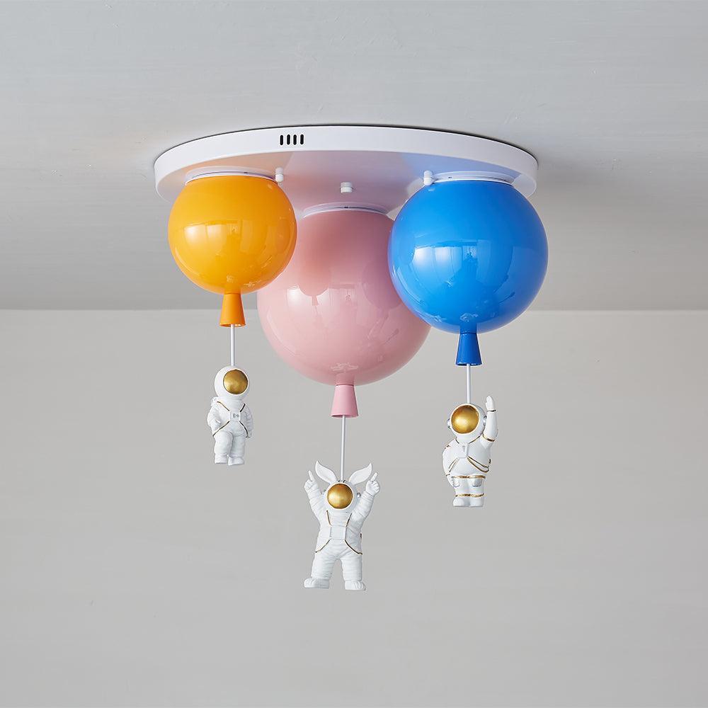 Lumanelle plafondlamp Astronaut Glossy Balloon voor kinderkamer
