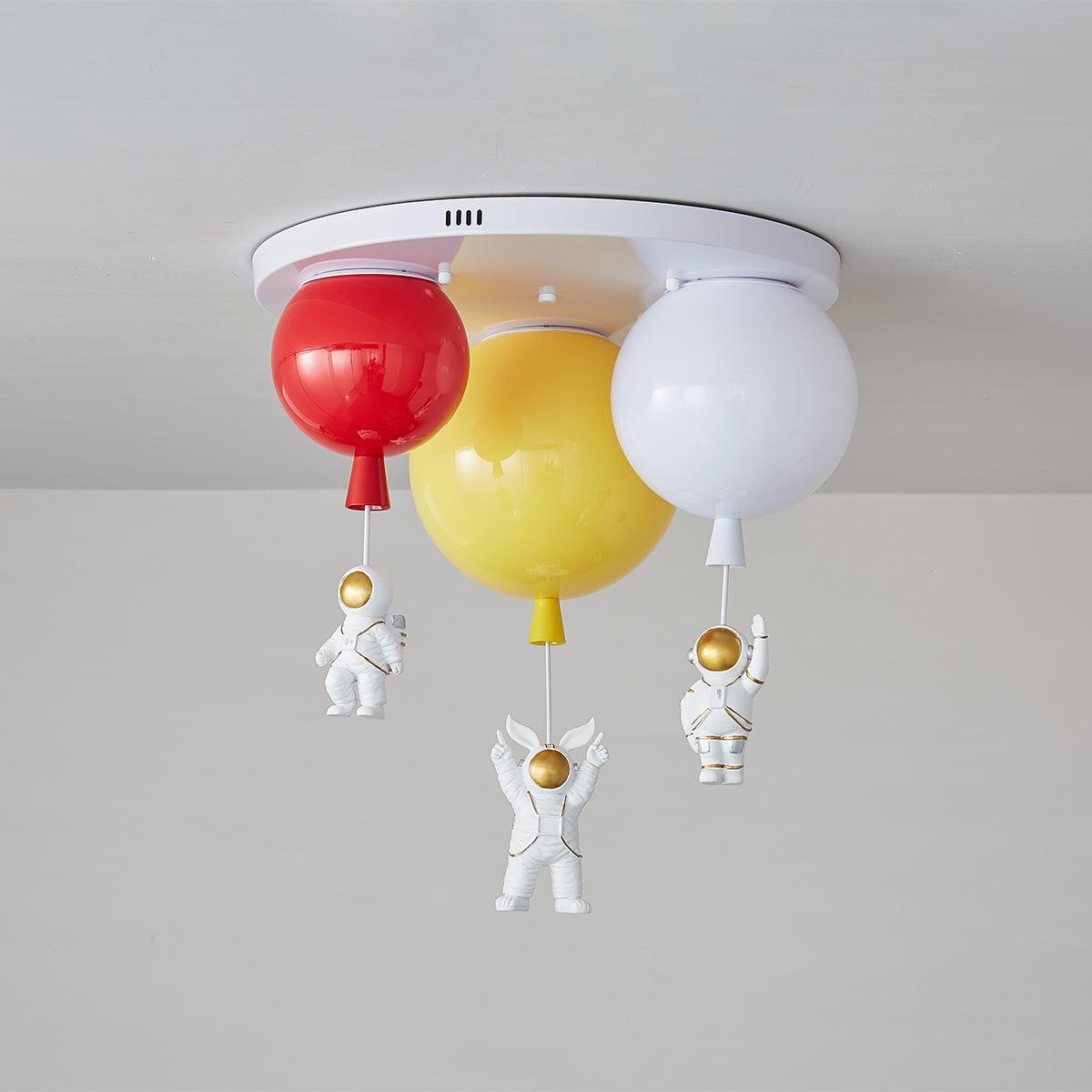 Lumanelle plafondlamp Astronaut Glossy Balloon voor kinderkamer