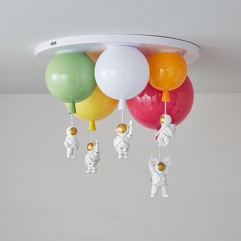 Lumanelle plafondlamp Astronaut Glossy Balloon voor kinderkamer