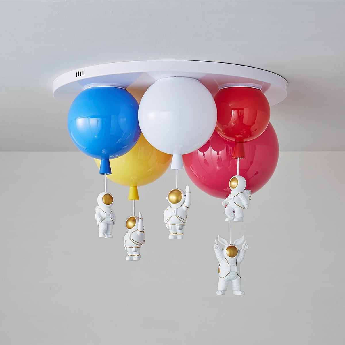 Lumanelle plafondlamp Astronaut Glossy Balloon voor kinderkamer