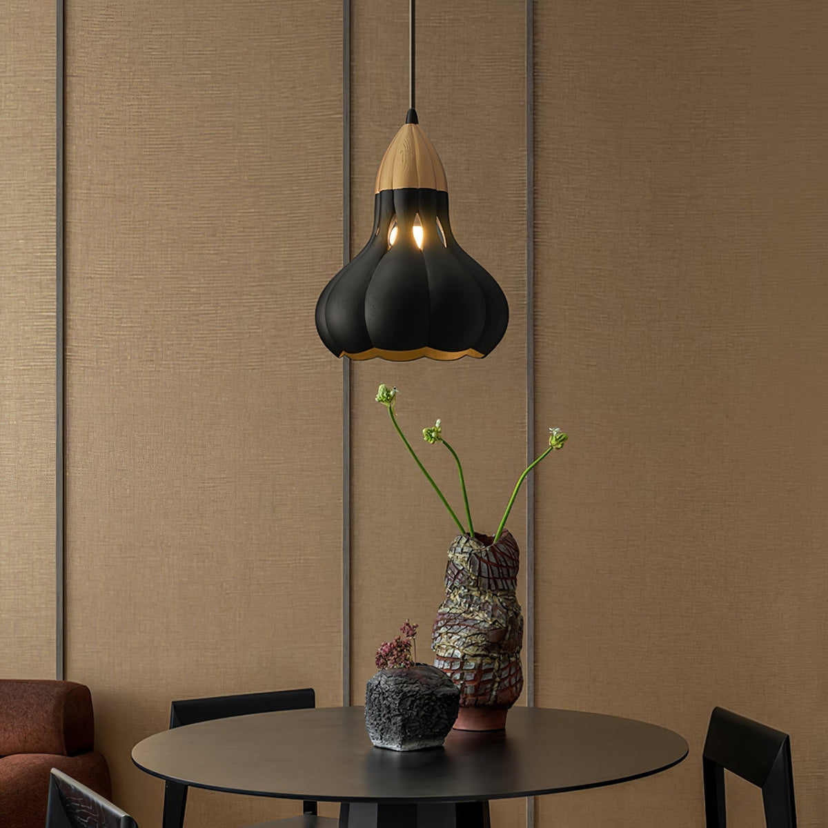 Arraeion individuele creativiteit hanglamp van hout