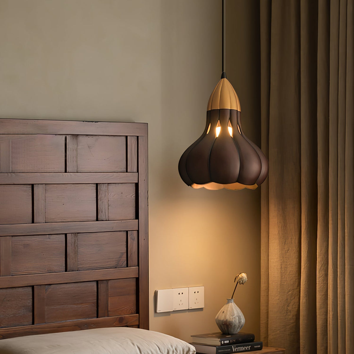 Arraeion individuele creativiteit hanglamp van hout