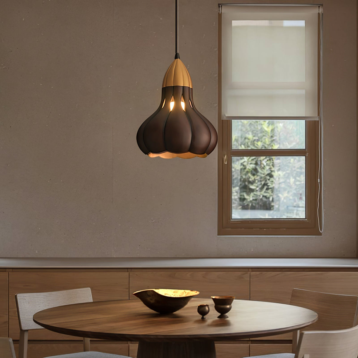 Arraeion individuele creativiteit hanglamp van hout