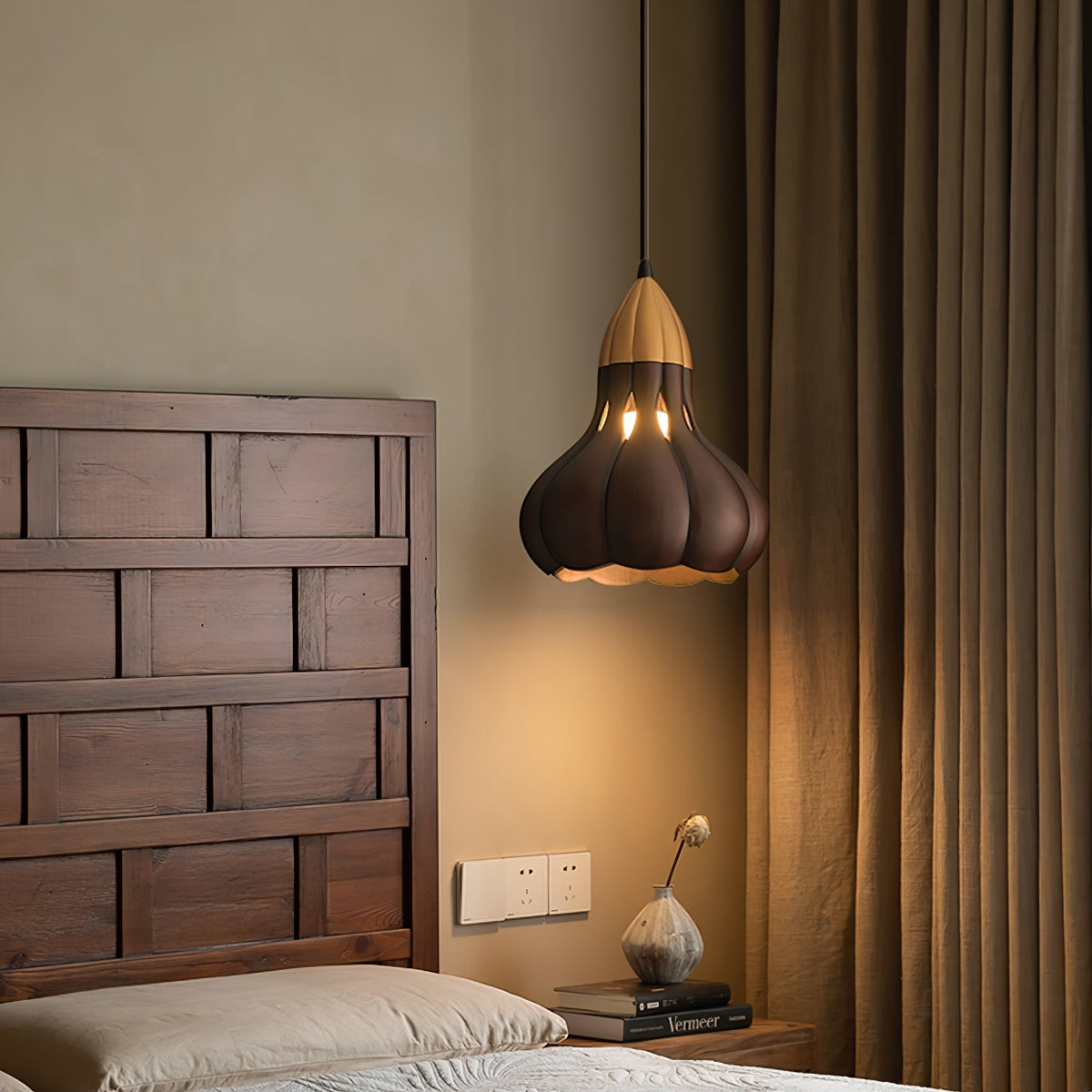 Arraeion individuele creativiteit hanglamp van hout