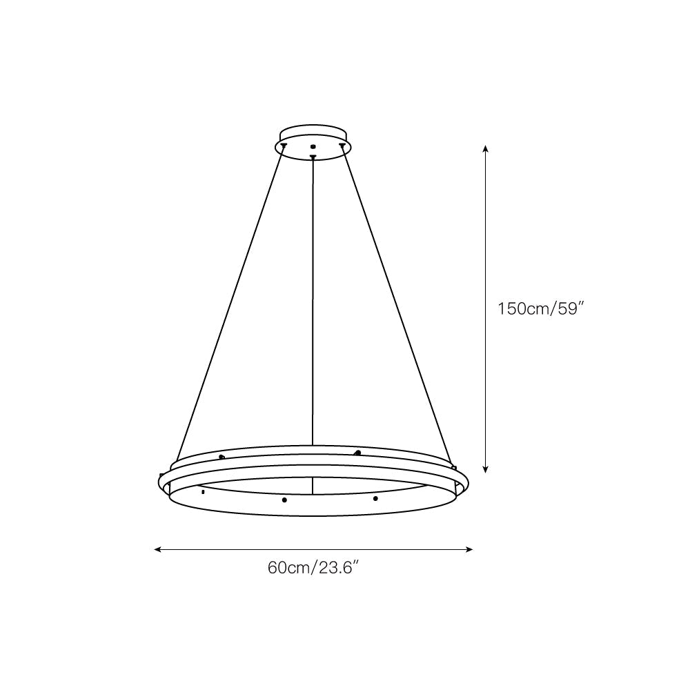 Himinuvyo moderne minimalistische kroonluchter met LED