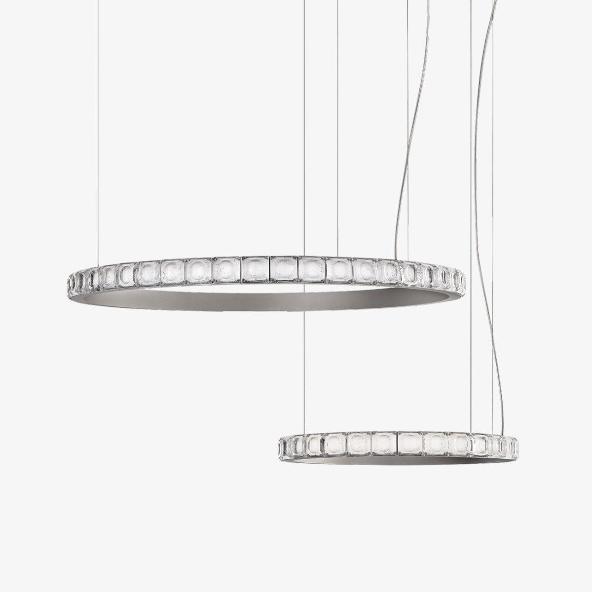 Avzorion Moderne Minimalistische Ring Kroonluchter van glas