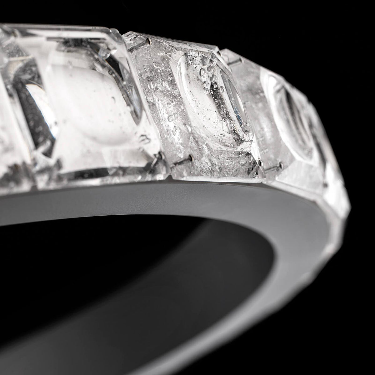 Avzorion Moderne Minimalistische Ring Kroonluchter van glas