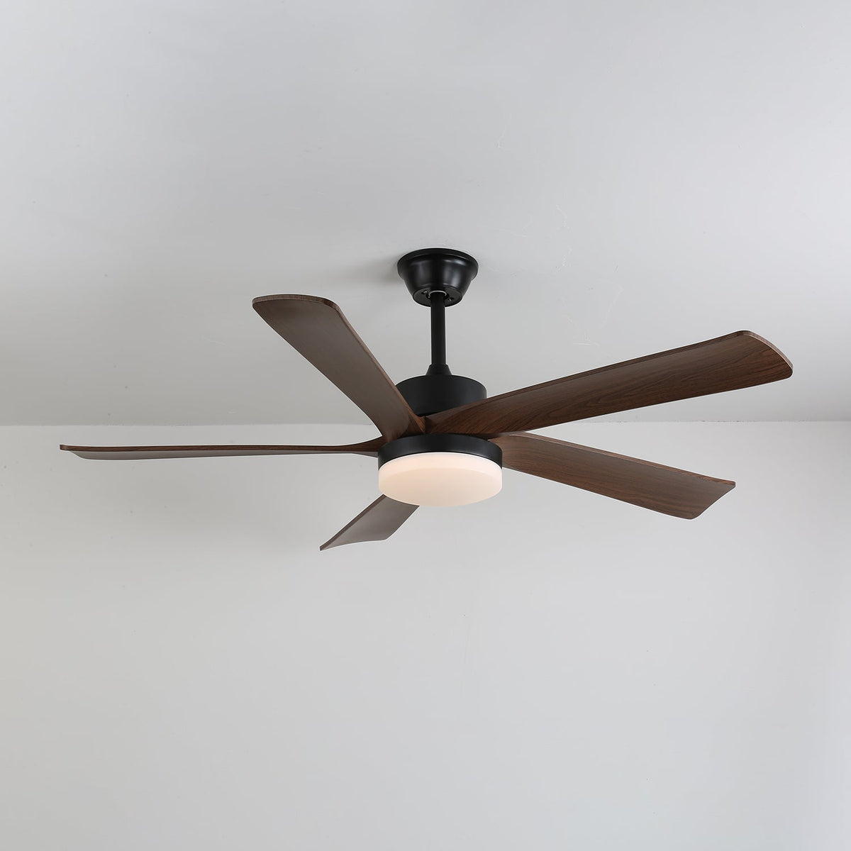 Eryndor moderne plafondventilator met verlichting van hout