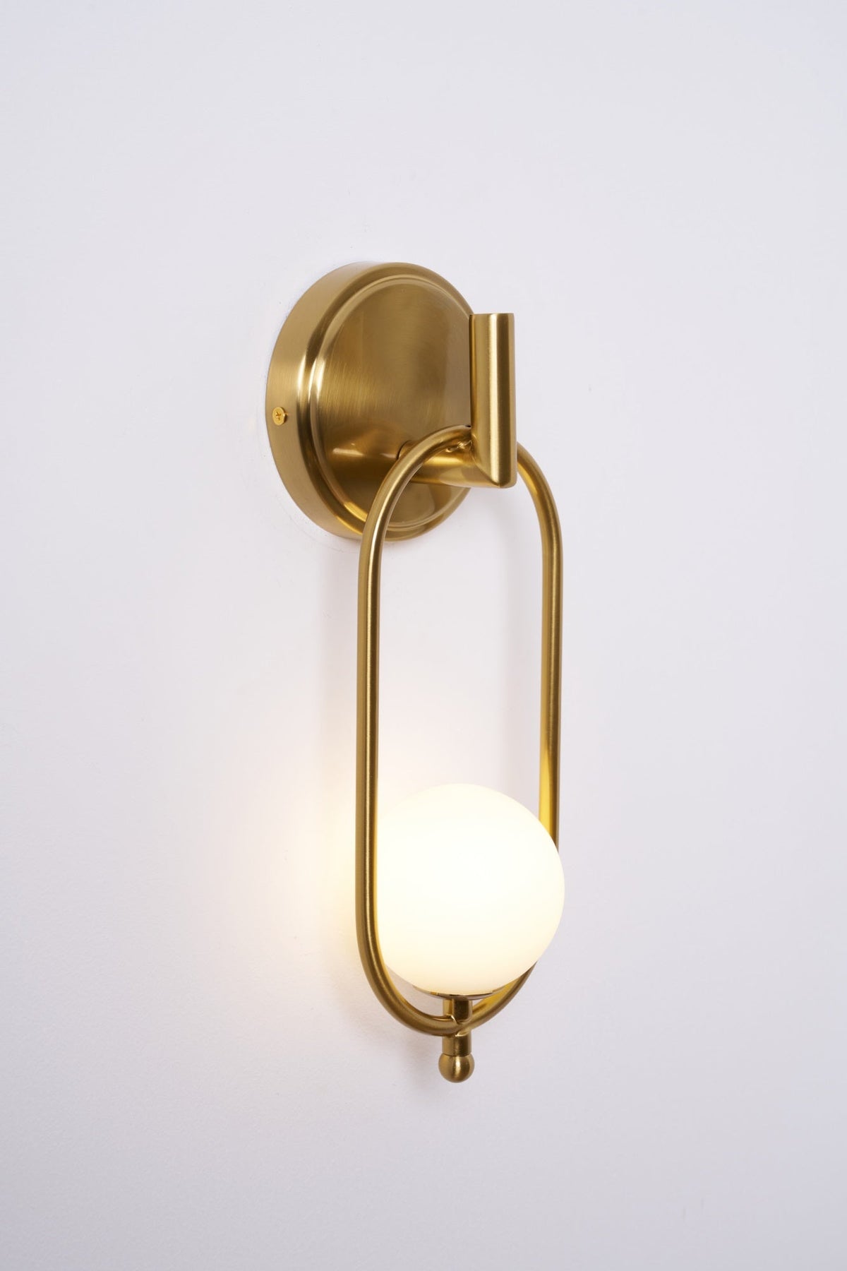 Cumirisra moderne minimalistische wandlamp van messing glas