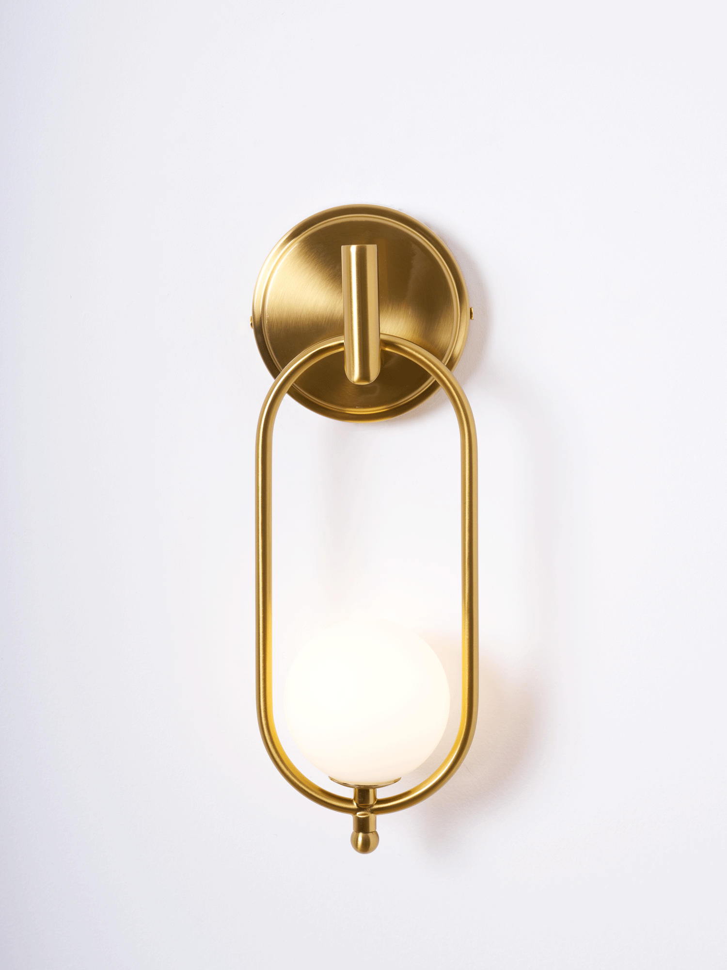 Cumirisra moderne minimalistische wandlamp van messing glas
