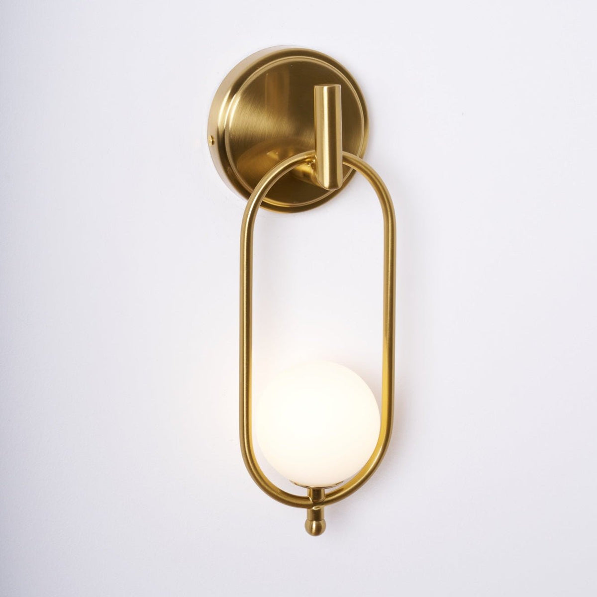 Cumirisra moderne minimalistische wandlamp van messing glas