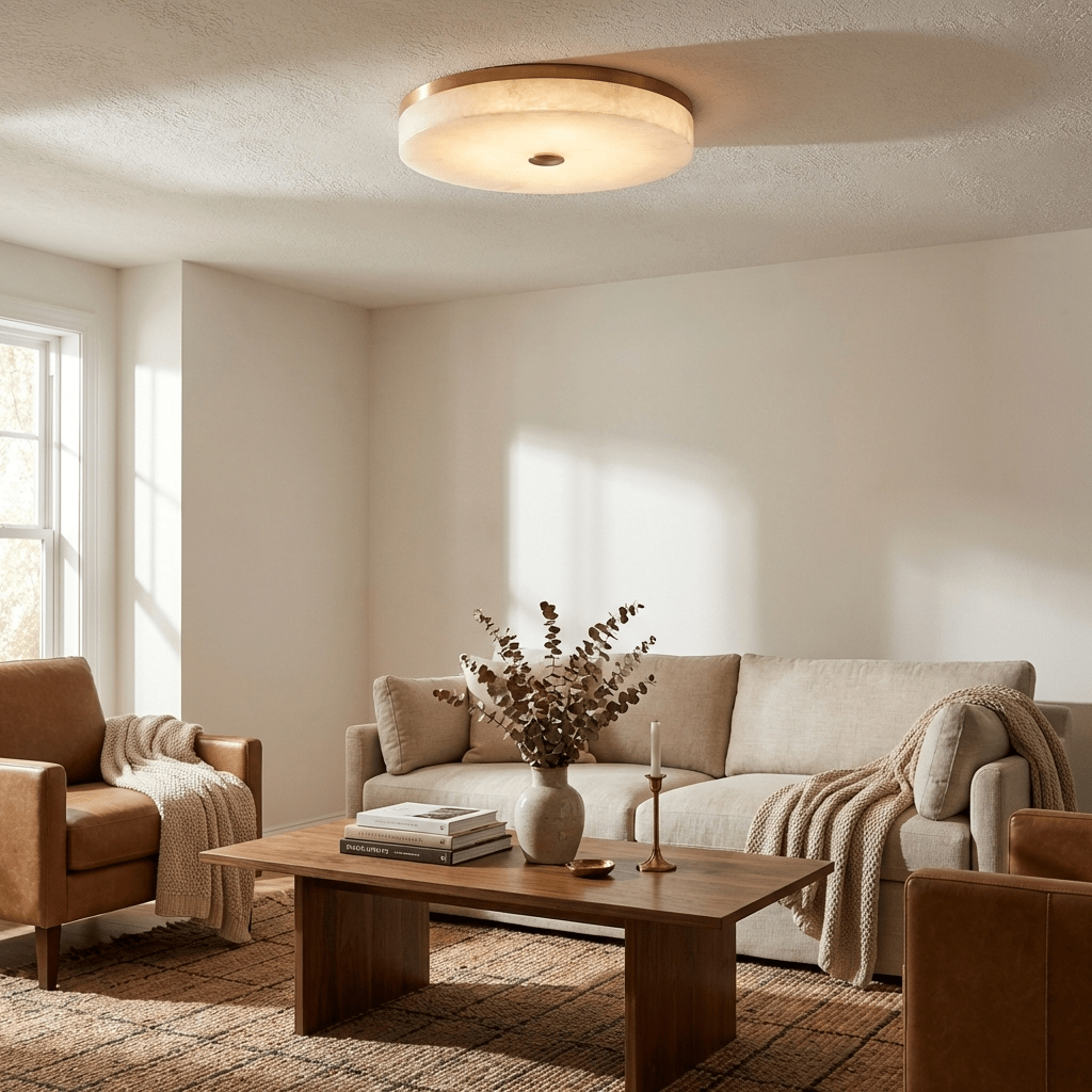 Niviria Lowell albasten plafondlamp