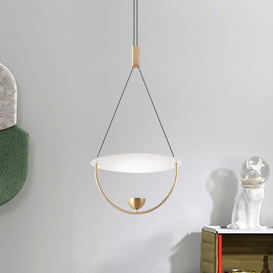 Vecaros Moderne minimalistische hanglamp met schijf