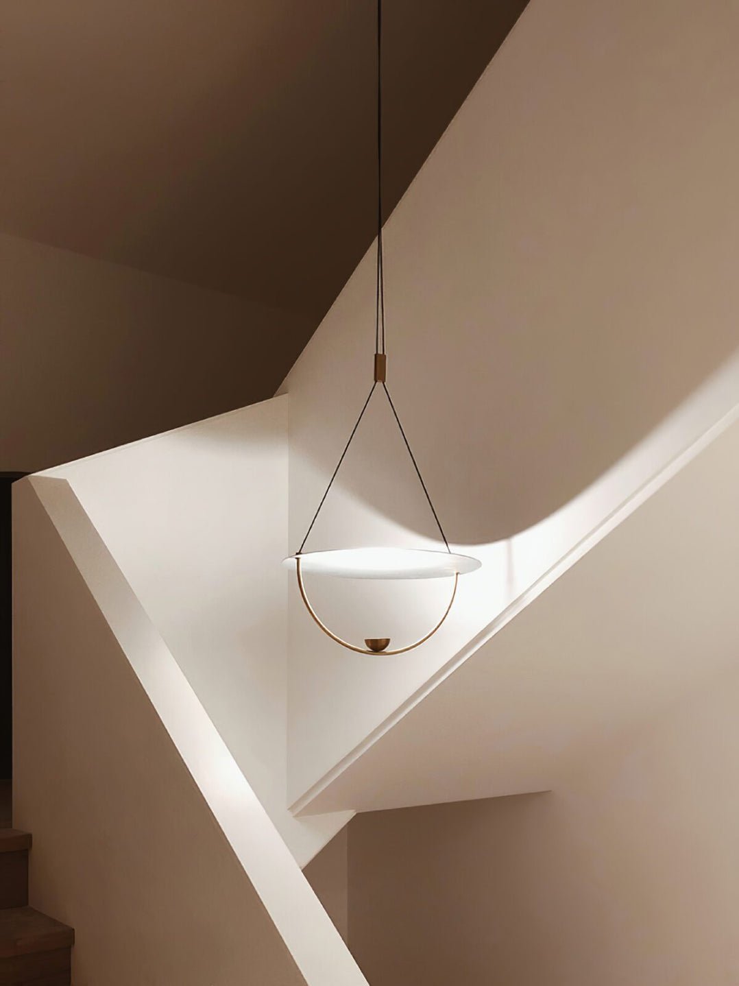 Vecaros Moderne minimalistische hanglamp met schijf