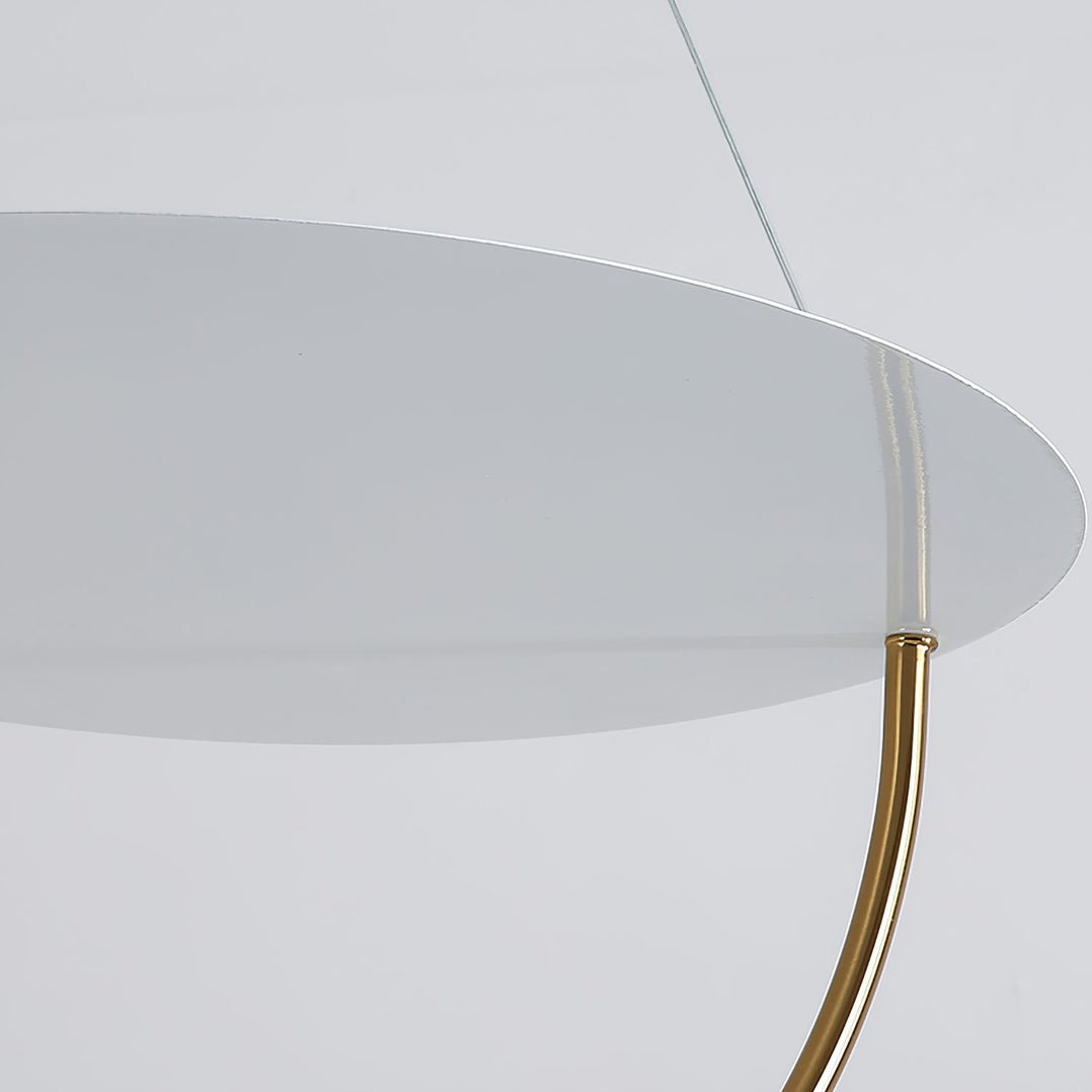 Vecaros Moderne minimalistische hanglamp met schijf