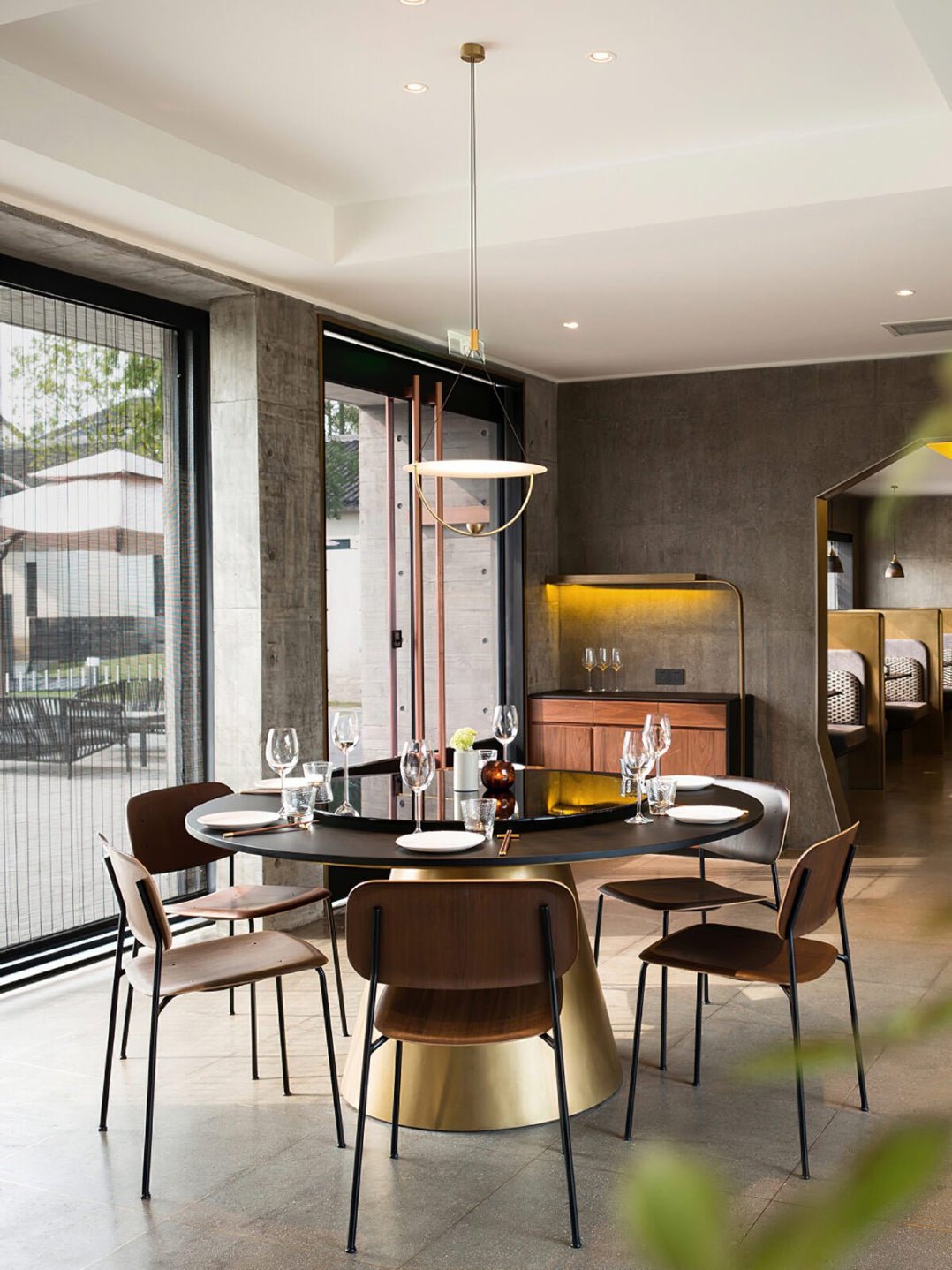 Vecaros Moderne minimalistische hanglamp met schijf