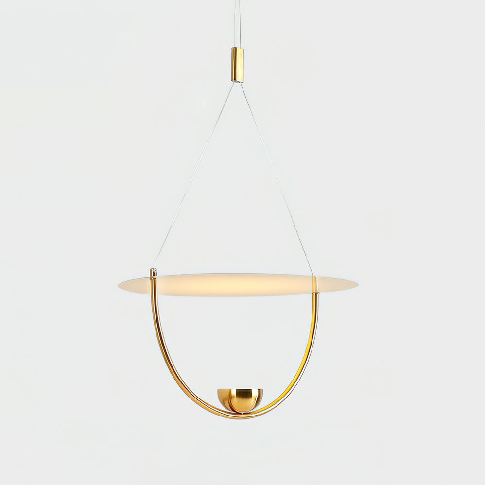 Vecaros Moderne minimalistische hanglamp met schijf