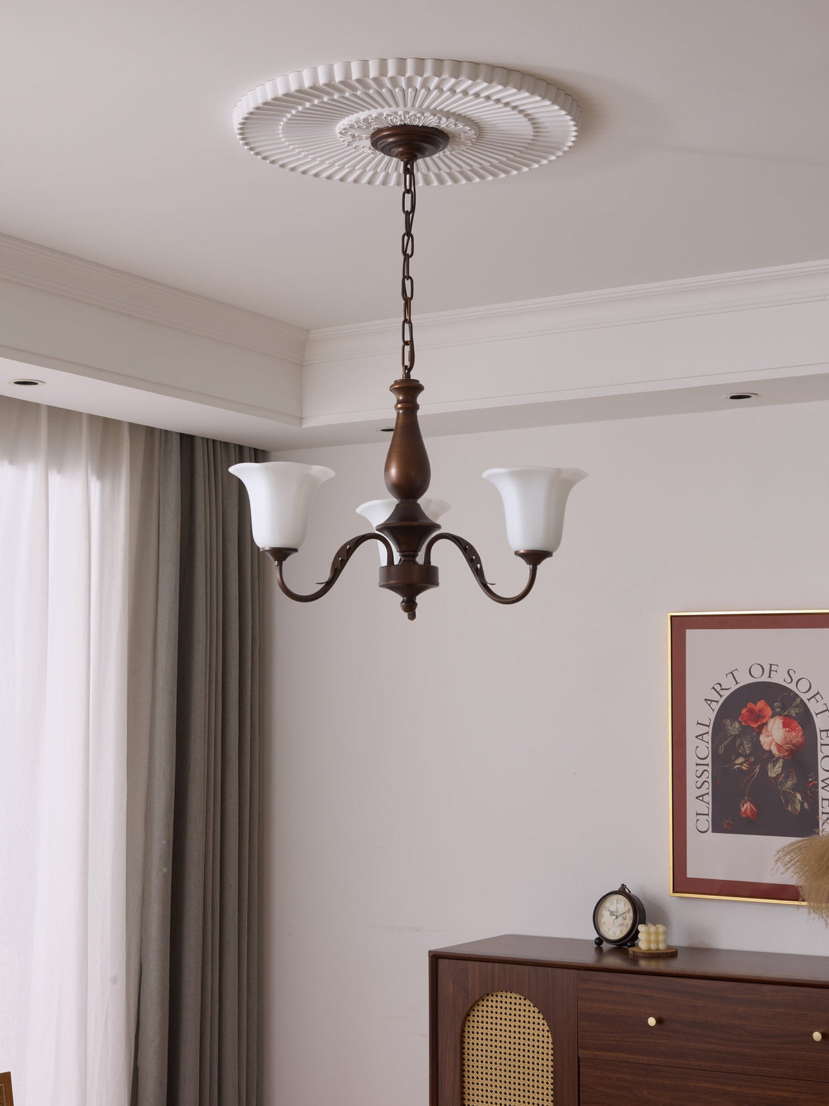 Uveleth Traditionele Elegantie glas Kroonluchter