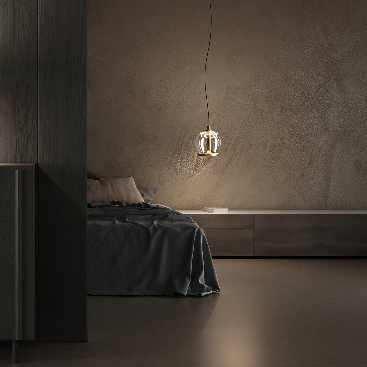 Cotalor Noordse kunst LED glas hanglamp
